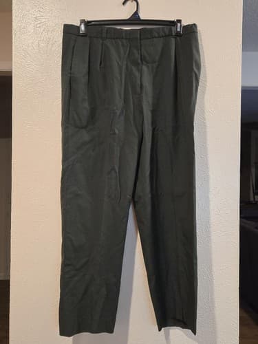ASU Women's Slack Classic Design Green 489 Pants #K99k
