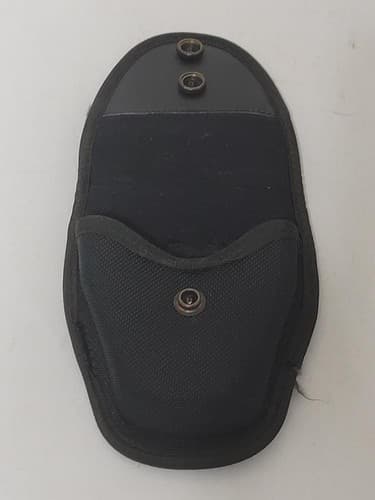 Black Enhanced Molded Police Handcuff Case Pouch for Police Duty Belt #70w - Thumbnail 2