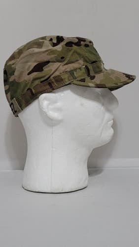 US Army OCP Camouflage Patrol Cap Size: (7) #73m - Thumbnail 2
