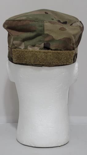US Army OCP Camouflage Patrol Cap Size: (7 3/8) #69m - Thumbnail 3