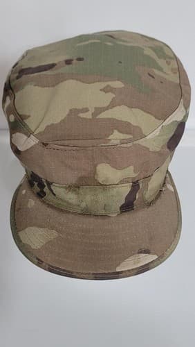 US Army OCP Camouflage Patrol Cap Size: (7 3/8) #69m - Thumbnail 5