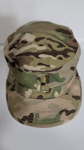 US Army OCP Camouflage Patrol Cap Size: (7) #73m - Thumbnail 5