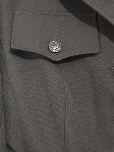 ASU Coat Service Jacket Dress Army Green Size: (10/T) NSN:8410-01-683-2001 #M12m - Thumbnail 4