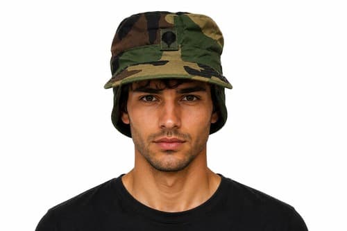 US Army BDU Camouflage 6 7/8 Cold Weather Patrol Cap #46L