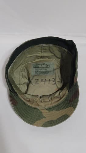 US Army BDU Camouflage 6 7/8 Cold Weather Patrol Cap #46L - Thumbnail 7