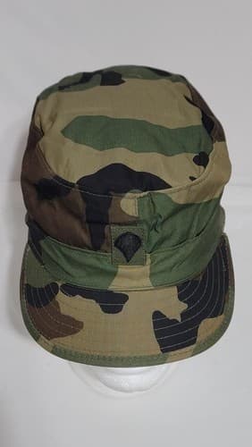 US Army BDU Camouflage 6 7/8 Cold Weather Patrol Cap #46L - Thumbnail 6