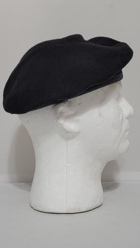 US Army Beret Black Wool Military Cap Size: (7) #74m - Thumbnail 2
