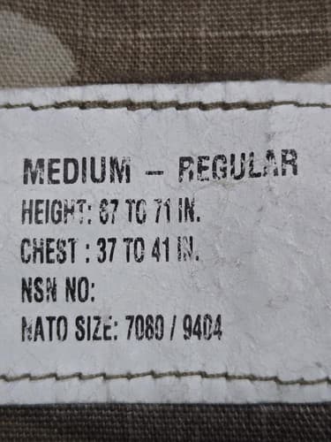 US Army OCP ACU Jungle Combat Coat Medium Regular ReadyOne W911QY15C-0141 #M67m - Thumbnail 5