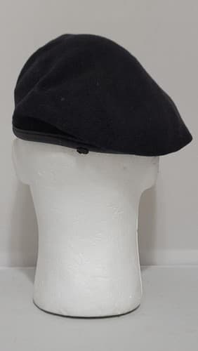 US Army Beret Black Wool Military Cap Size: (7) #74m - Thumbnail 3