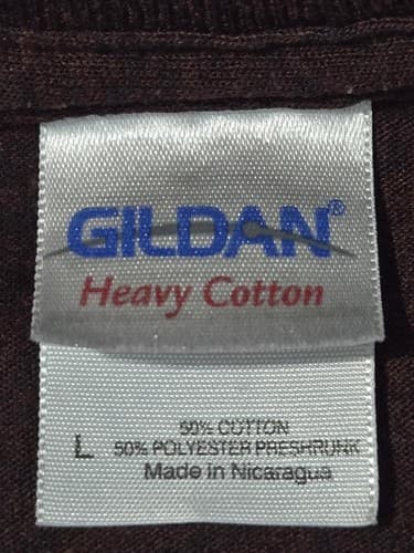 Gildan Heavy Cotton Large Brown Texas T-Shirt “Go Big or Go Home” Graphic Tee - Thumbnail 3