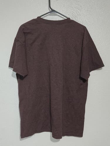Gildan Heavy Cotton Large Brown Texas T-Shirt “Go Big or Go Home” Graphic Tee - Thumbnail 2