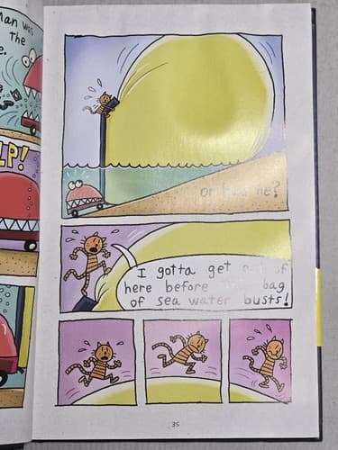 Dav Pilkey Book Lot: 2 Dog Man Hardcovers & 2 Captain Underpants Collection DC64 - Thumbnail 4