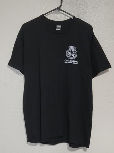 Gildan DryBlend Nursing Graphic T-Shirt Large Black Medical Army Nurse Tee