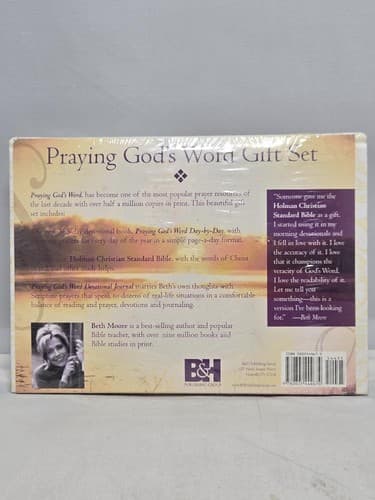 Beth Moore Praying God’s Word 3-Book Gift Set HCSB Bible & Devotional Journal - Thumbnail 2