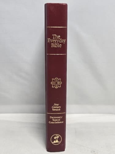 The Everyday Bible New Century Version NCV Dictionary Concordance Hardcover 1989 - Thumbnail 2