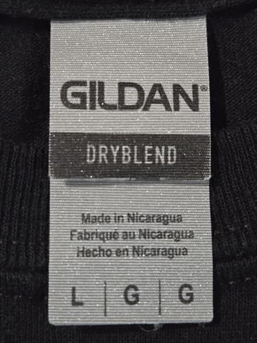 Gildan DryBlend Nursing Graphic T-Shirt Large Black Medical Army Nurse Tee - Thumbnail 3