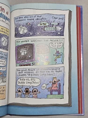 Dav Pilkey Book Lot: 2 Dog Man Hardcovers & 2 Captain Underpants Collection DC64 - Thumbnail 21
