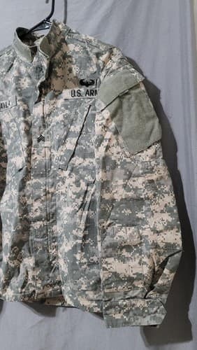 US Army ACU Digital Camo Jacket Small Regular NSN 8415-01-586-0531 Field Coat - Thumbnail 6