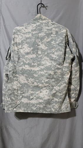 US Army ACU Digital Camo Jacket Medium Regular UCP Field Coat Combat Uniform Top - Thumbnail 8