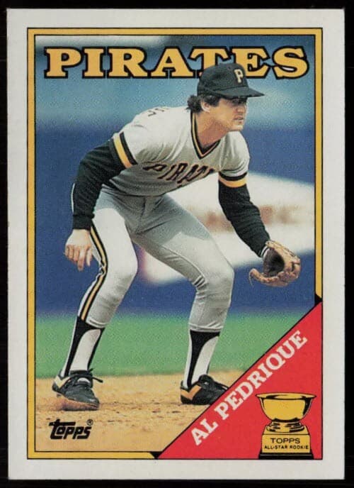 Al Pedrique 1988 Topps #294 Pittsburgh Pirates Gold Cup Baseball Card