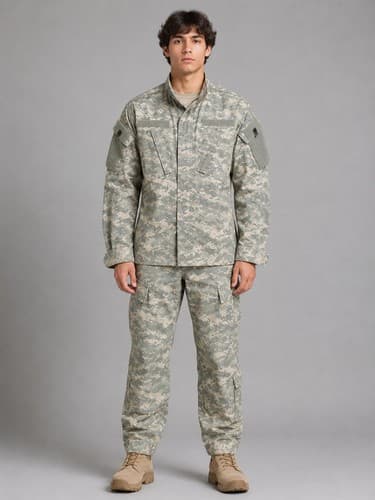 US Army ACU Digital Camo Jacket Medium Regular UCP Field Coat Combat Uniform Top