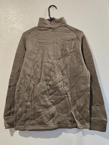 USGI Polypro Cold Weather Undershirt 1/4 Zip Medium Brown 8415-01-227-9543 #302D - Thumbnail 4