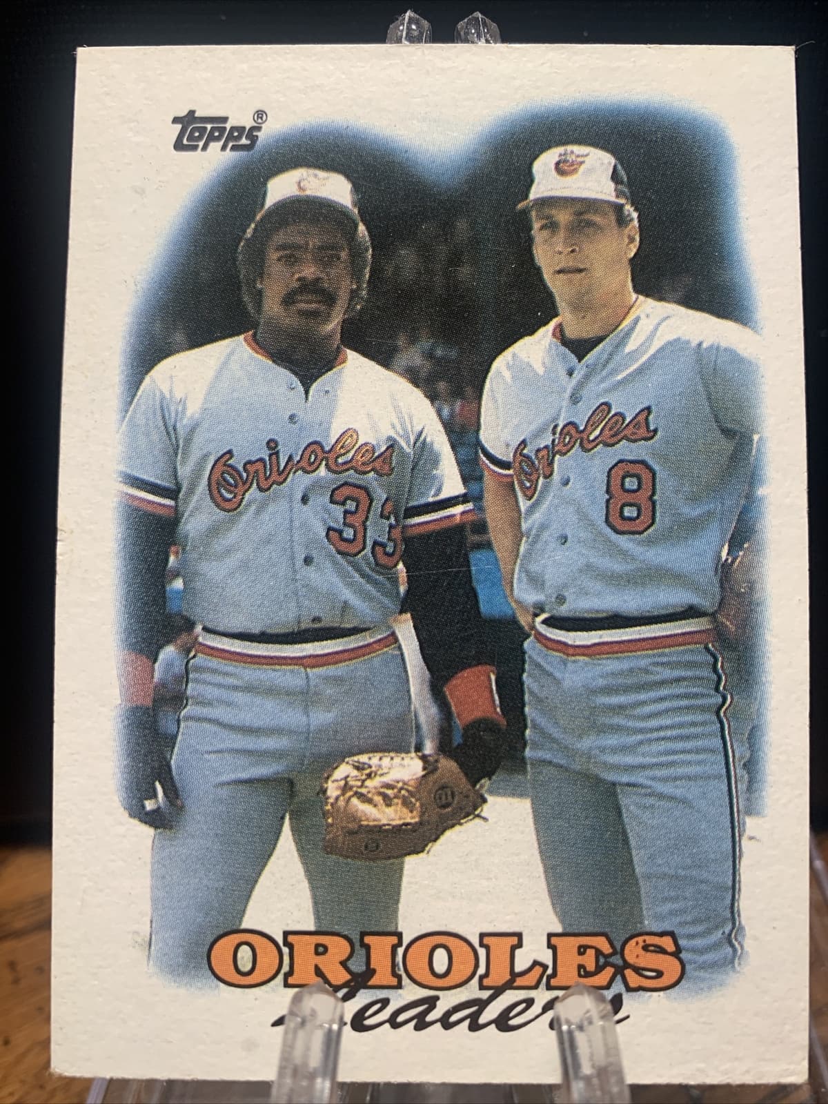 1988 Topps #51 Orioles Leaders - Eddie Murray/Cal Ripken Jr. Baltimore Orioles
