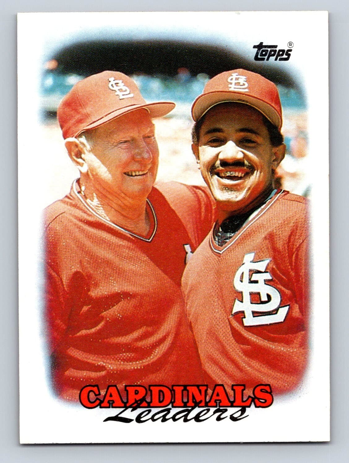 1988 Topps #351 Cardinals Leaders St. Louis Cardinals - NM/MT