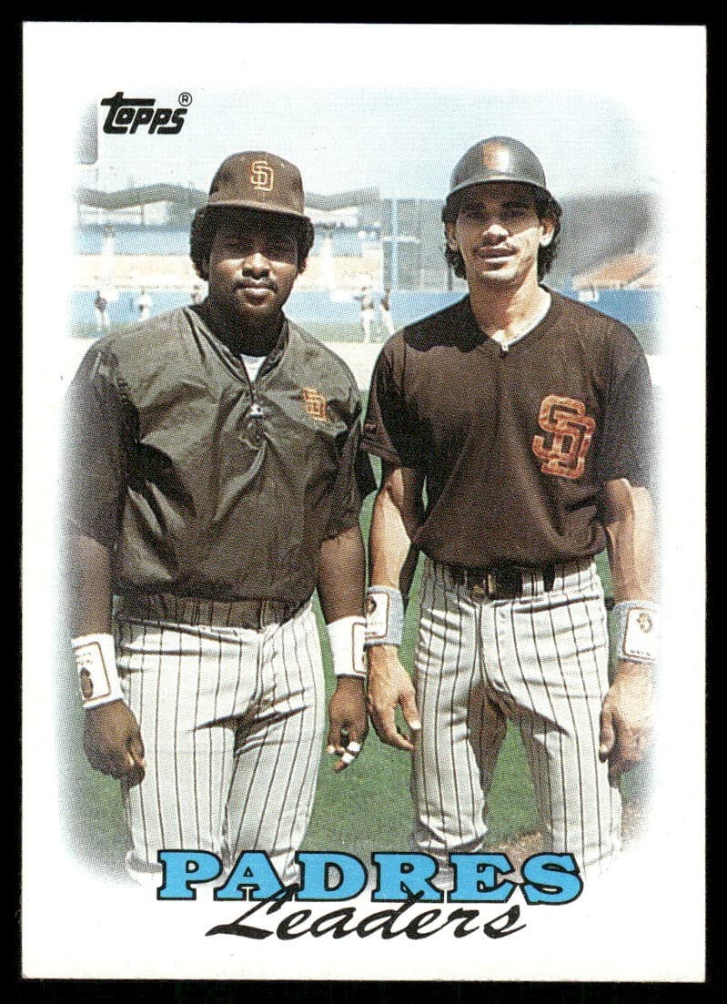 1988 Topps #699 Padres Leaders San Diego Padres Baseball Card