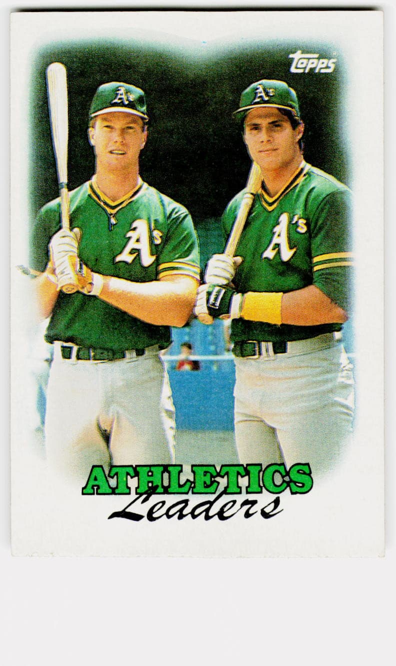 Athletics Leaders 1988 Topps #759 Oakland Athletics