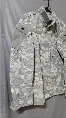 US Army ACU Digital Camo Jacket Medium Regular UCP Field Coat Combat Uniform Top - Thumbnail 5