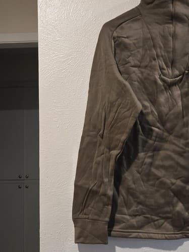 USGI Polypro Cold Weather Undershirt 1/4 Zip Medium Brown 8415-01-227-9543 #302D - Thumbnail 2