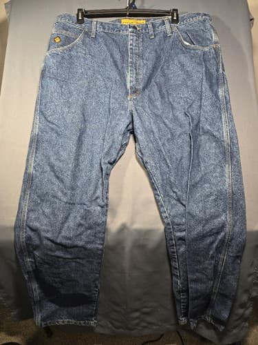 Wrangler FR Riggs Workwear Men's Blue Flame Resistant Jeans Size 44x34 #S99s