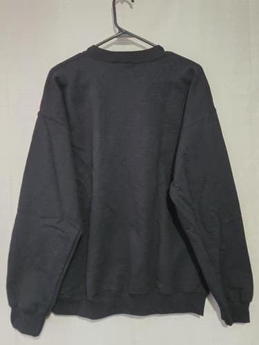 Gildan Marines USMC Crewneck Sweatshirt Mens Large Black Graphic Pullover VGC - Thumbnail 3