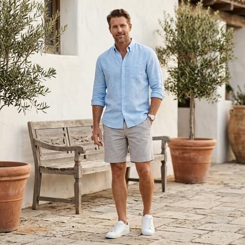 Lot of 3 Men's Casual & Cargo Shorts Mixed Brands Size 40 & 42 #T82s - Thumbnail 2