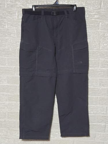 The North Face Mens Pants Zip Off To Shorts Hiking Navy Blue Size (XL/TG) #H91h