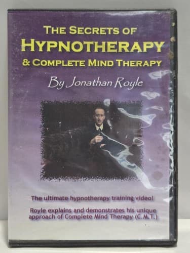 The Secrets of Hypnotherapy & Complete Mind Therapy DVD Jonathan Royle#O16o