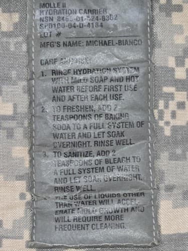 US Army ACU Digital MOLLE II Hydration Carrier UCP Camo Pack with bladder#P86p - Thumbnail 6