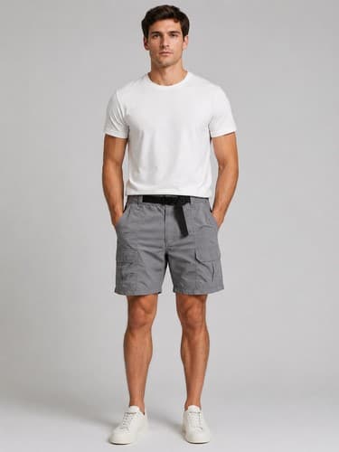 Lot of 3 Men's Casual & Cargo Shorts Mixed Brands Size 40 & 42 #T82s - Thumbnail 3
