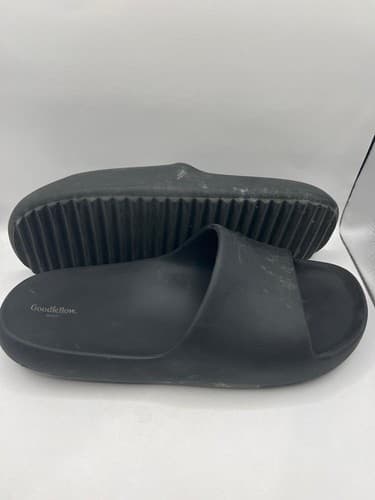 Goodfellow Mens Black Slide Sandals Slippers Size 11 Pre-Owned Casual Shoes - Thumbnail 7