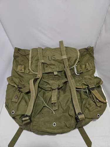USGI Large Field Pack Combat Nylon Rucksack ALICE LC-1 NSN 8465-01-019-9103 OD