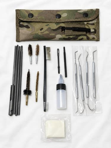 USGI Military Universal Weapon Cleaning Kit Multicam Pouch #G59j