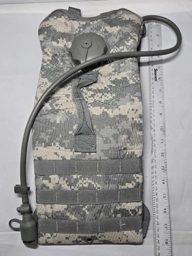 US Military MOLLE II ACU Camo Hydration System Pack Carrier 3L 100oz #T59p - Thumbnail 5