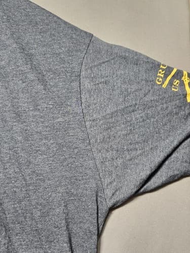 Grunt Style "Grumpy Old Vet" Men's Heather Gray Graphic Tee Size 2XL #S75t - Thumbnail 4