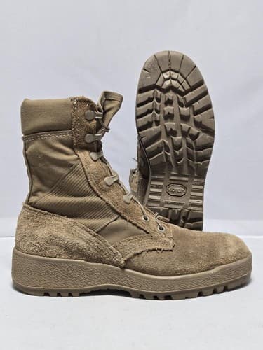 McRae Footwear Combat Boots 5.5R USGI Hot Weather Coyote Brown 8430016323098