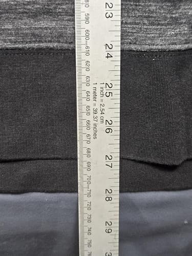 American Eagle Outfitters Heather Gray Colorblock Knit Hoodie Men's Small #S52t - Thumbnail 10