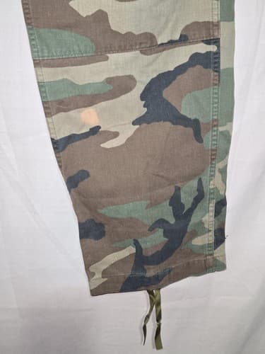 US Army BDU Combat Trousers Woodland Camo Pants Medium Long 8415-01-004-4717 VGC - Thumbnail 5