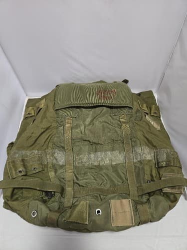 USGI Large Field Pack Combat Nylon Rucksack ALICE LC-1 NSN 8465-01-019-9103 OD - Thumbnail 2