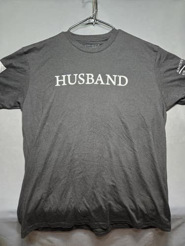 Grunt Style Men's Size 2XL Black Husband Definition Graphic T-Shirt #S52t - Thumbnail 2