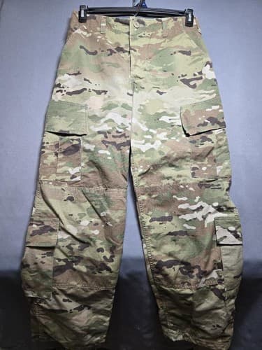 US Military Issue OCP Camouflage Uniform Trousers Pants Small Short GI #T54h - Thumbnail 2